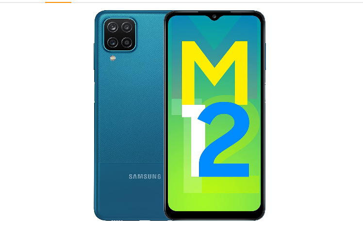 Samsung Galaxy M12 (Blue,6GB RAM, 128GB Storage)