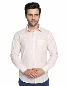 Men's Solid Regular Fit Cotton Casual Full Sleeves Shirt Amazon Todays Fahion Deals