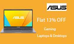ASUS Laptops Desktops Offers Deals Discounts Coupons Vouchers in India
