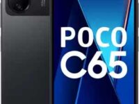 POCO C65 Matte Black 5G 50MP Camera Mobile Phone 256GB 8GB RAM Smartphone Under 10000