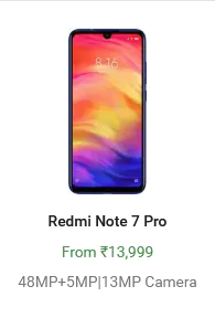 Redmi Note 7 Pro From Rs 13,999 on Flipkart